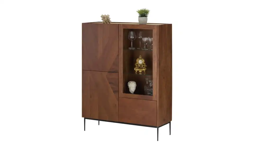 Highboard-Vitrine, Perspektive