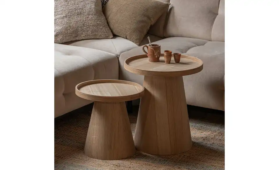 WOOOD Beistelltisch 2er-Set, in Wohnsituation