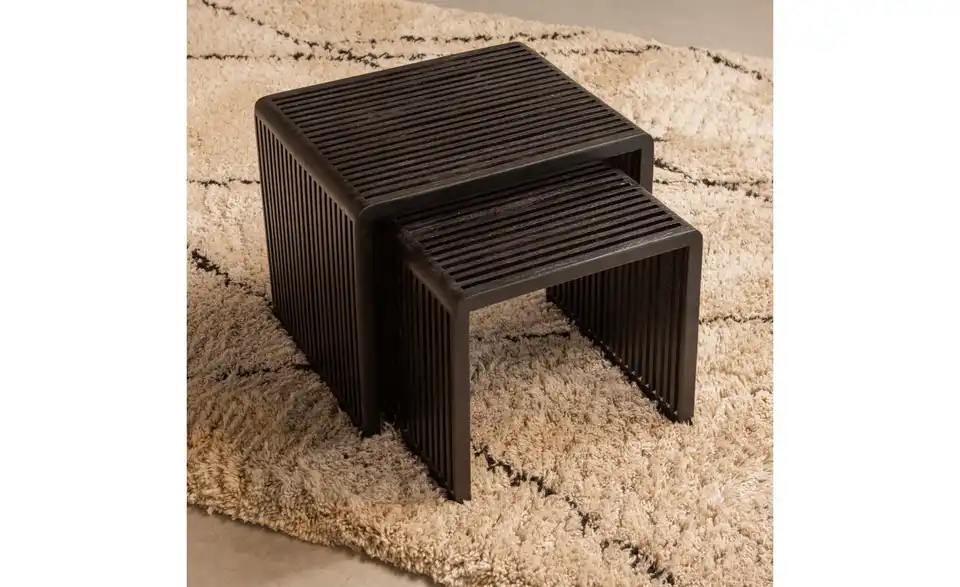 WOOOD Beistelltisch 2er-Set, in Wohnsituation