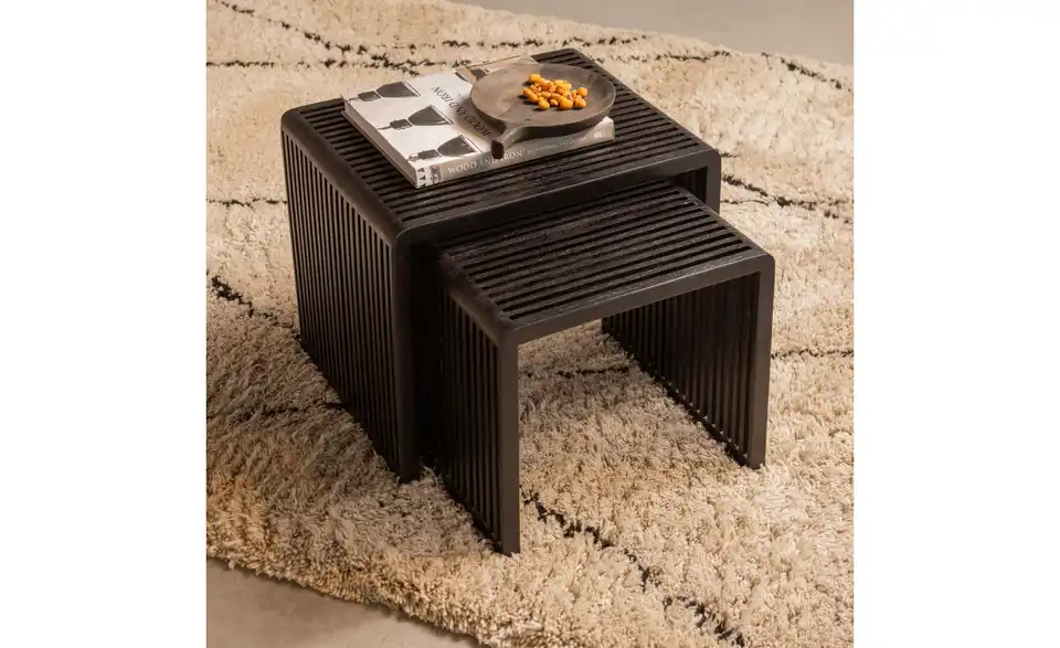 WOOOD Beistelltisch 2er-Set, in Wohnsituation