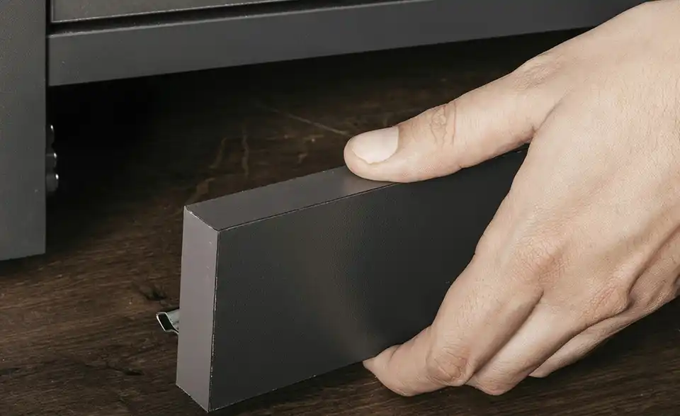 Waschmaschinenschrank, Detailansicht