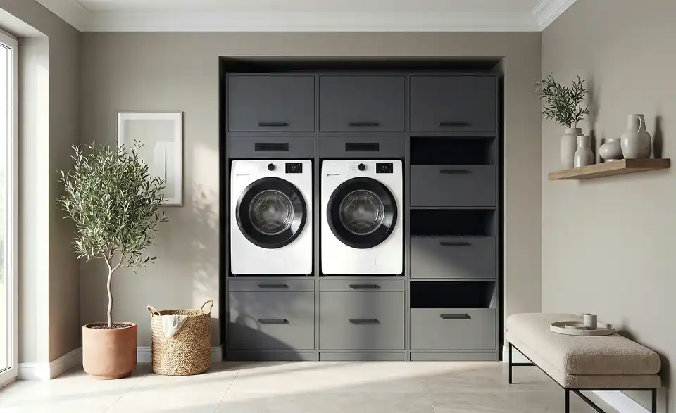 Aufsatzschrank, in Wohnsituation