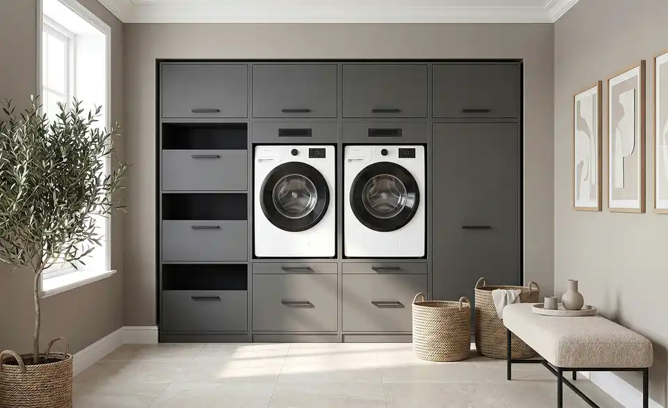 Aufsatzschrank, in Wohnsituation