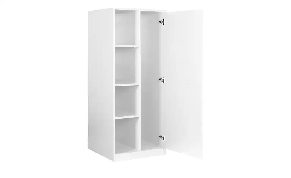 Putzmittelschrank, geöffnet