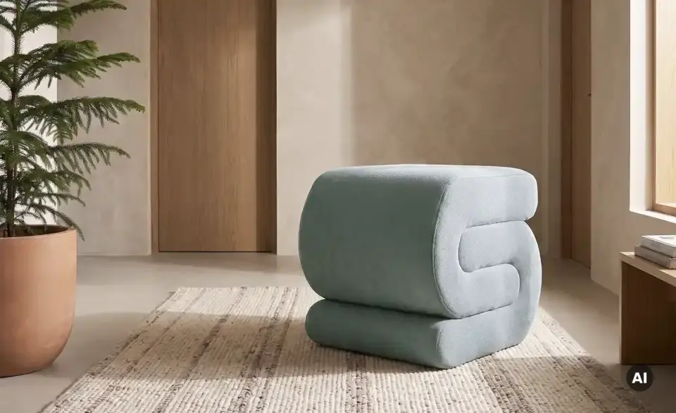Hocker, Rückansicht