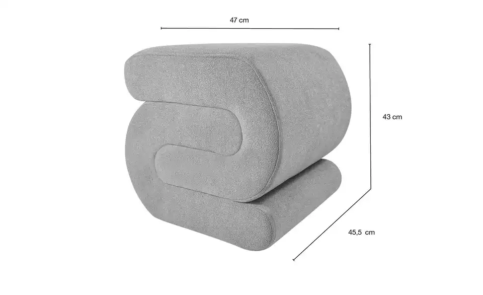Hocker, Bemaßung
