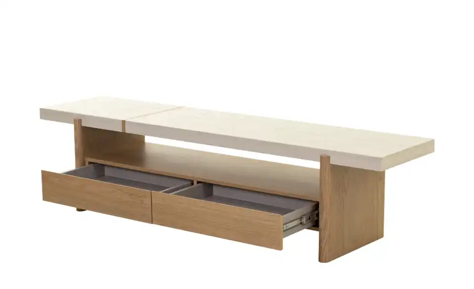 TV-Lowboard, geöffnet
