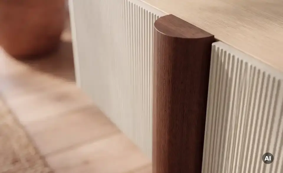 TV-Lowboard, Detailansicht