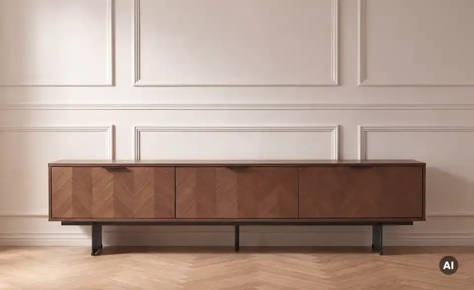 TV-Lowboard, in Wohnsituation