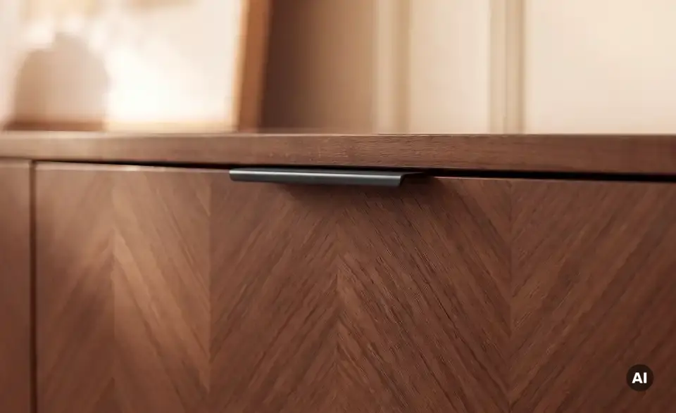 TV-Lowboard, Detailansicht