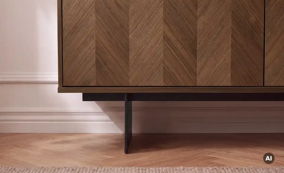 TV-Lowboard, Detailansicht