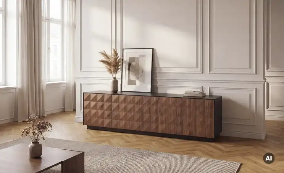 Lowboard, in Wohnsituation