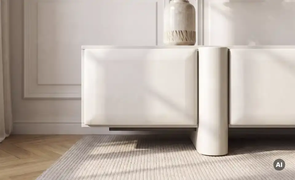 TV-Lowboard, Detailansicht
