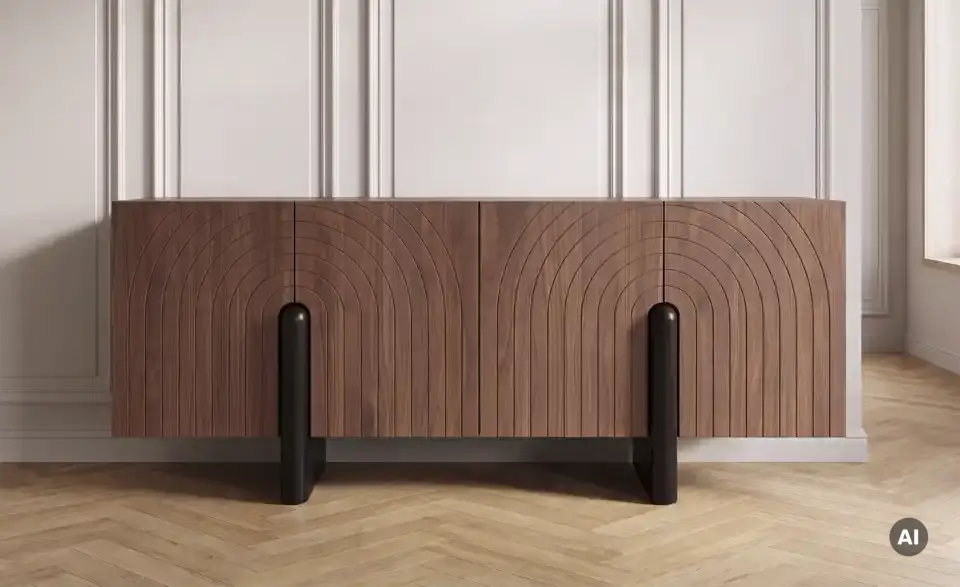 TV-Lowboard, in Wohnsituation
