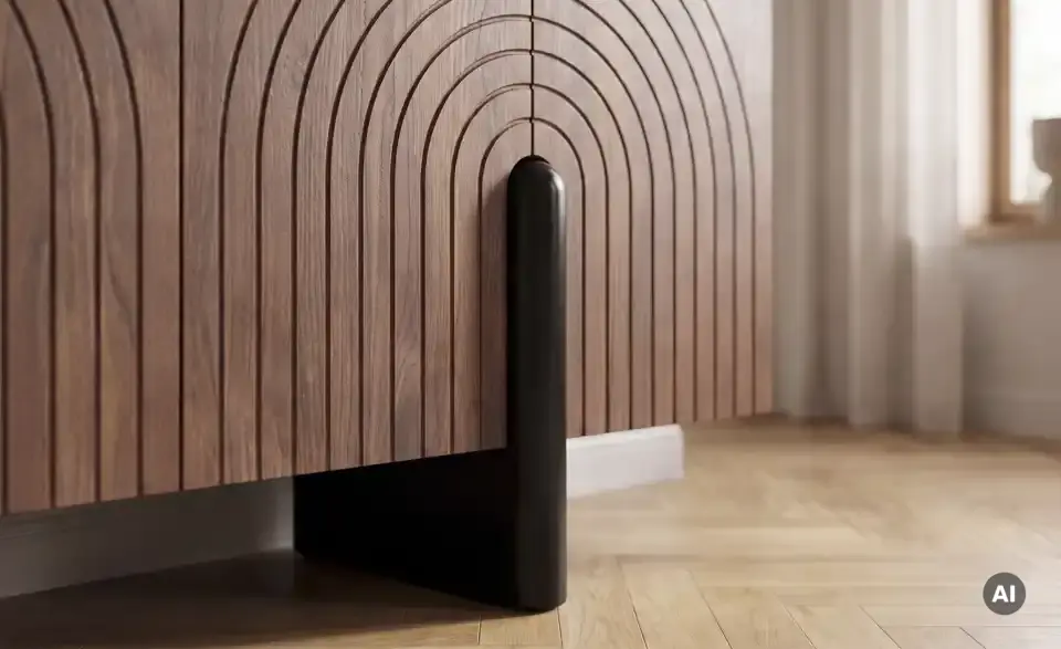 TV-Lowboard, Detailansicht