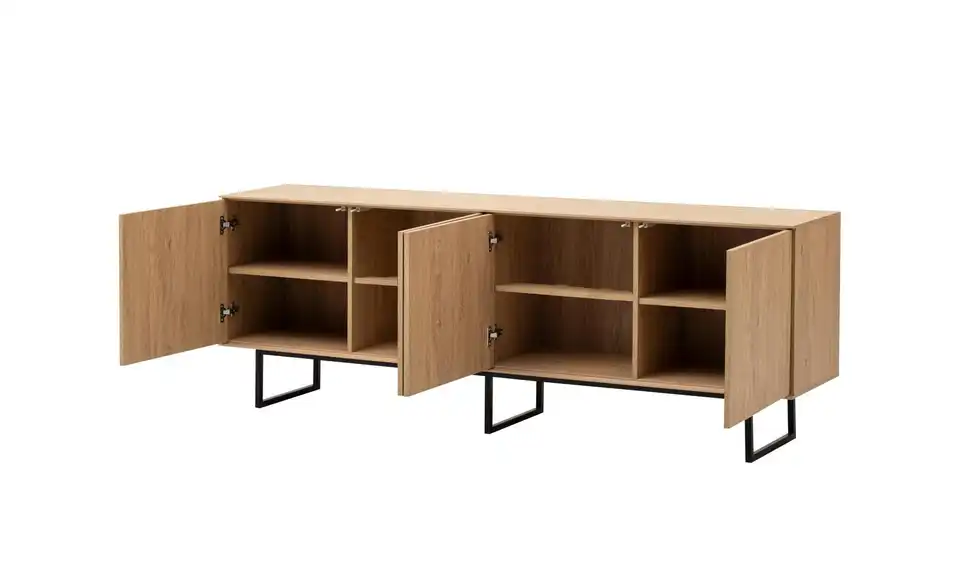 TV-Lowboard, geöffnet