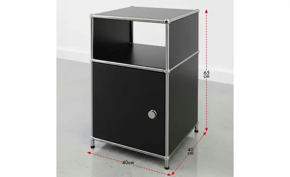 Floordirekt Metallregal, Bemaßung