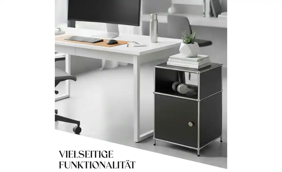 Floordirekt Metallregal, Bild mit Text
