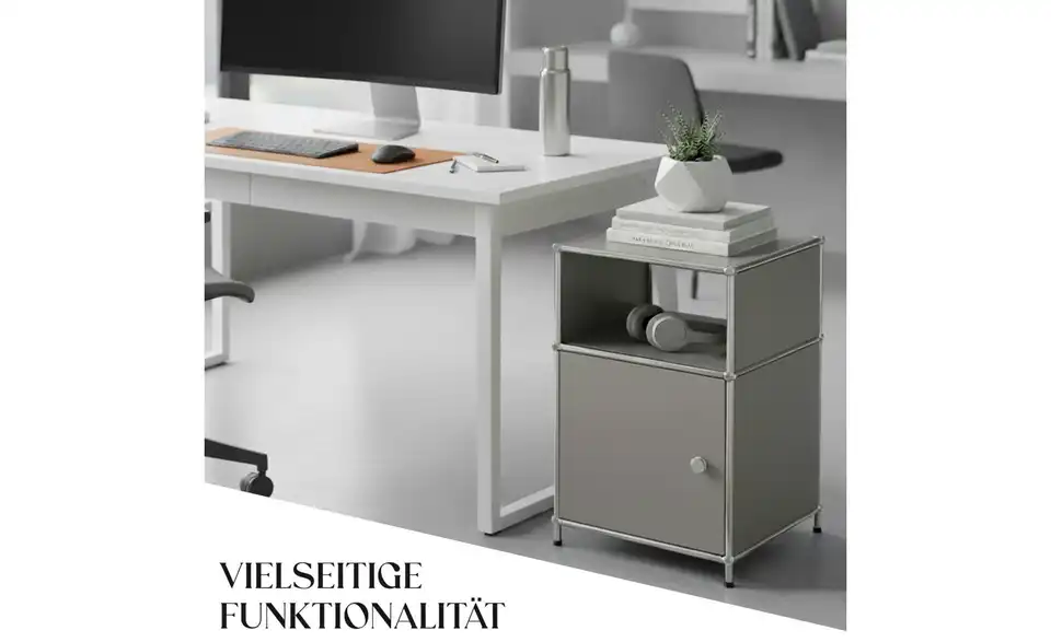 Floordirekt Metallregal, Bild mit Text