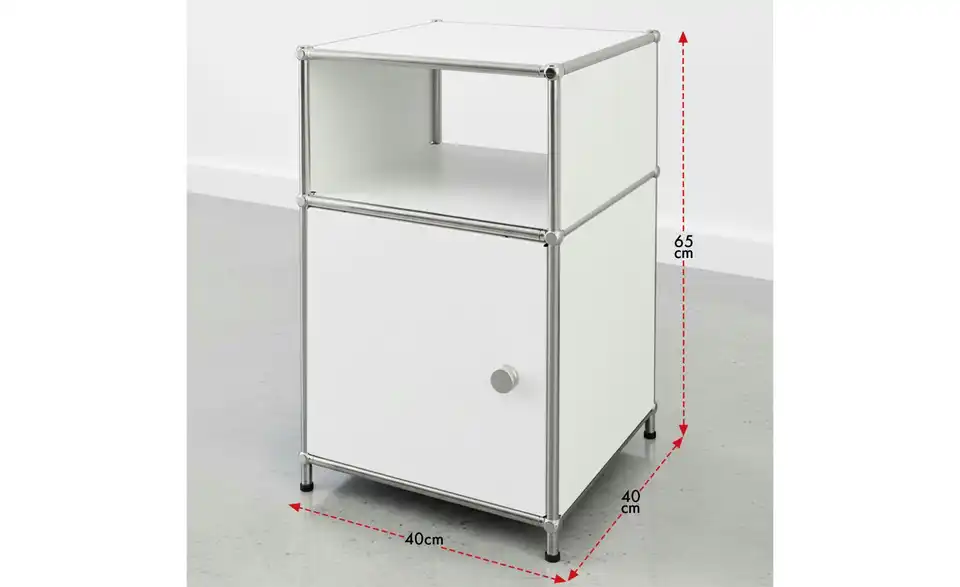 Floordirekt Metallregal, Bemaßung