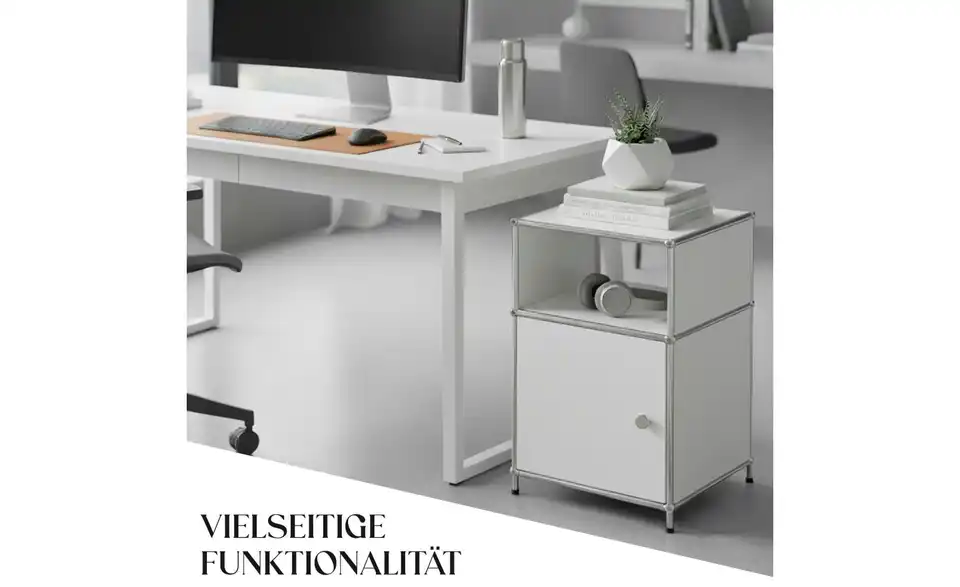 Floordirekt Metallregal, Bild mit Text