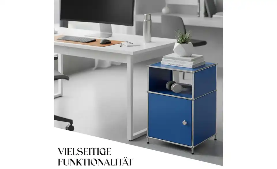 Floordirekt Metallregal, Bild mit Text