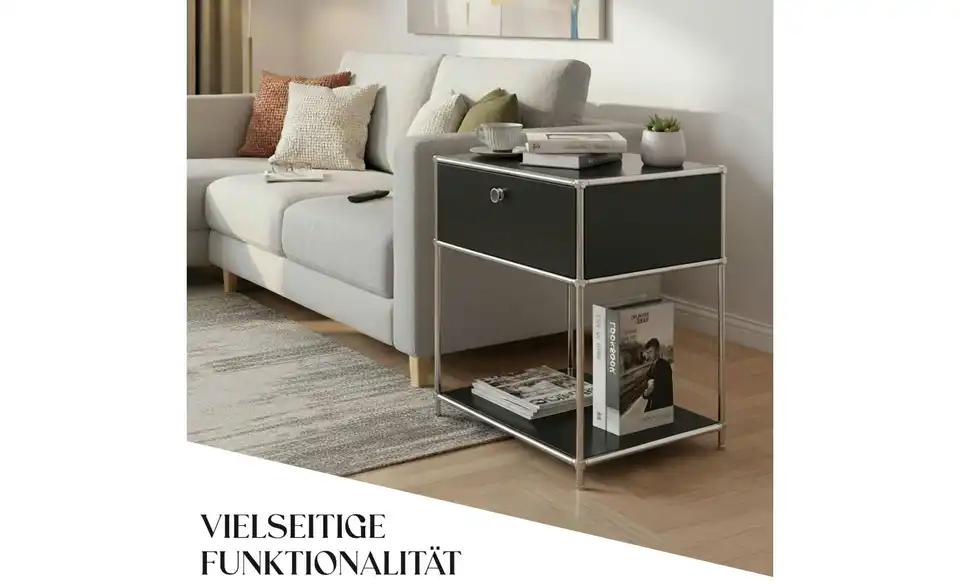 Floordirekt Metallregal, Bild mit Text