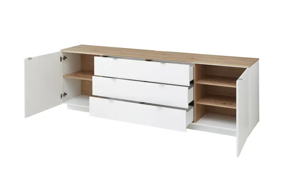 TV-Sideboard, geöffnet