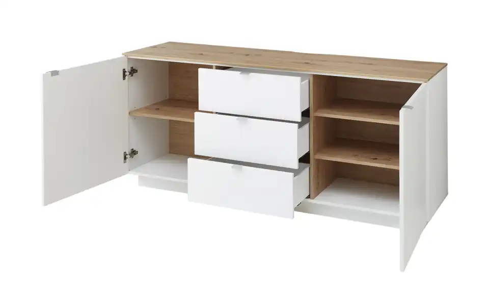 TV-Sideboard, geöffnet