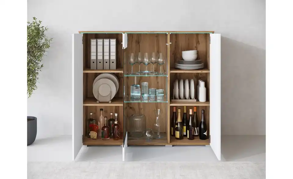 Highboard, geöffnet