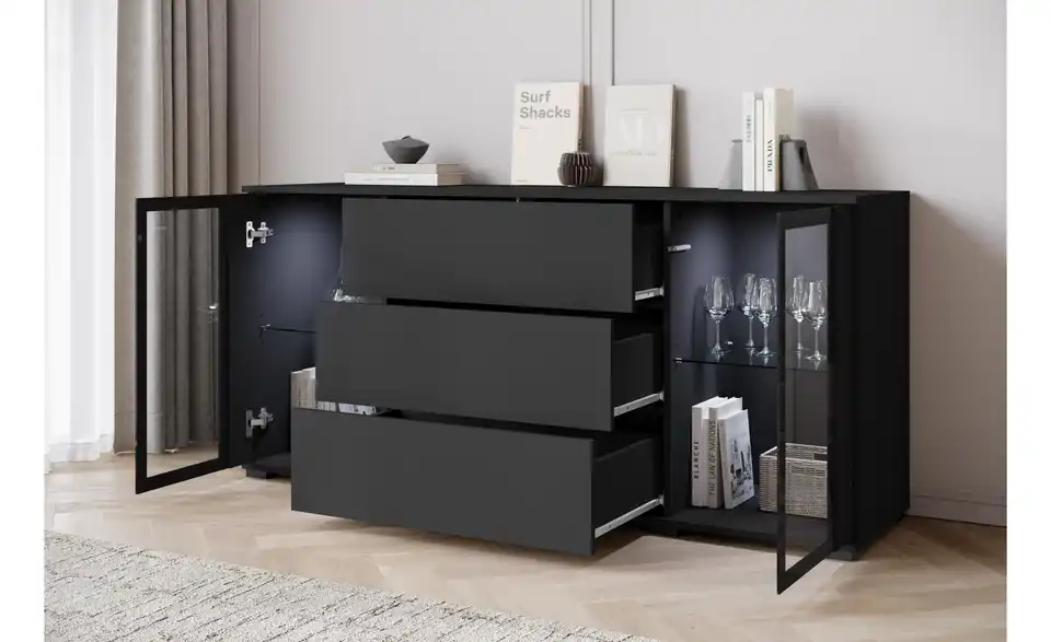 Sideboard, geöffnet