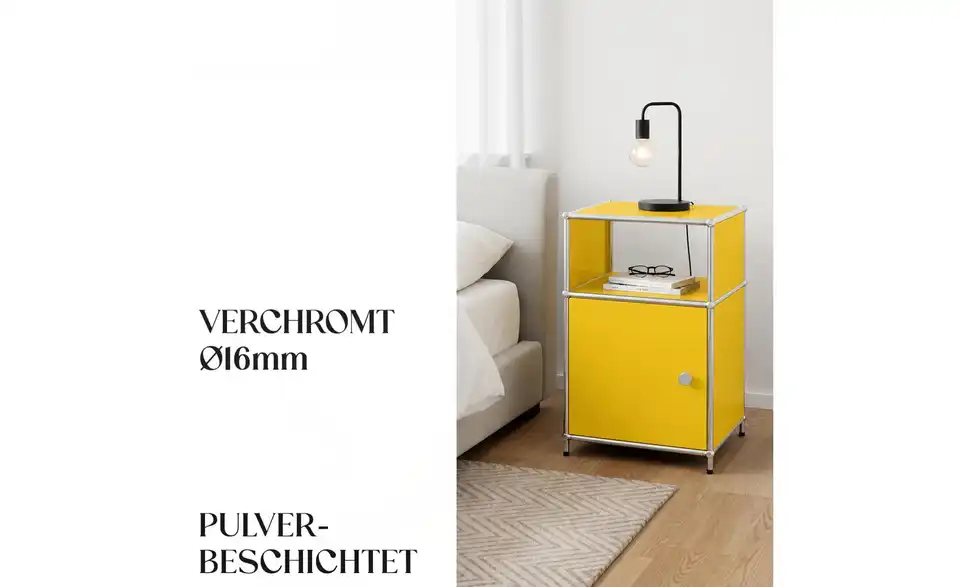 Floordirekt Metallregal, Bild mit Text