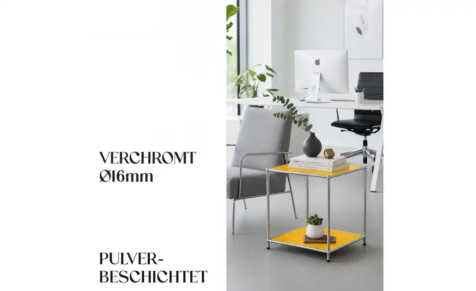 Floordirekt Metallregal, Bild mit Text