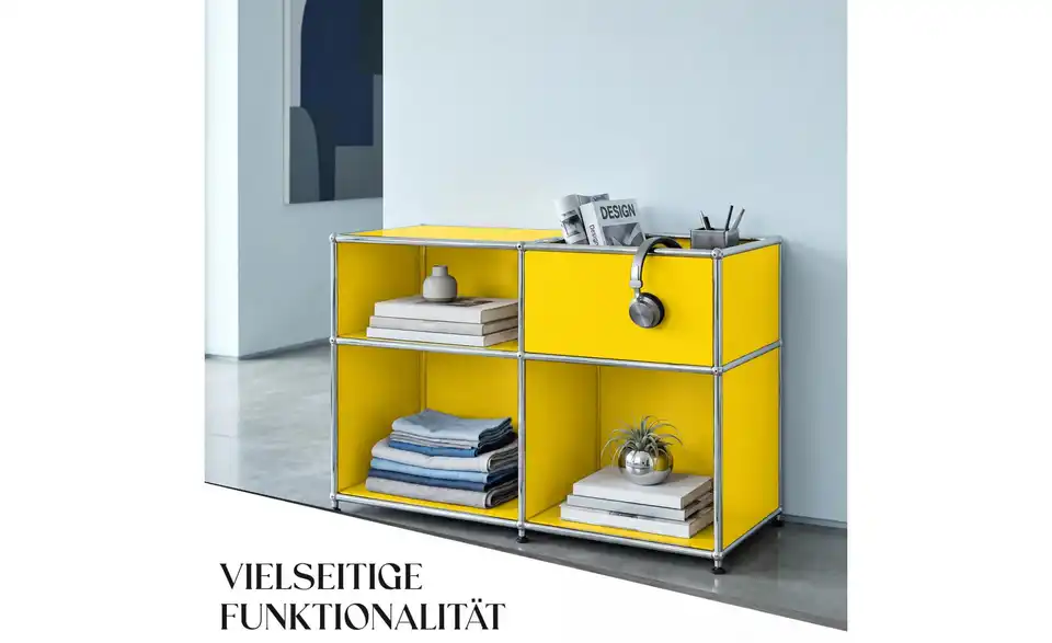 Floordirekt Metallregal, Bild mit Text