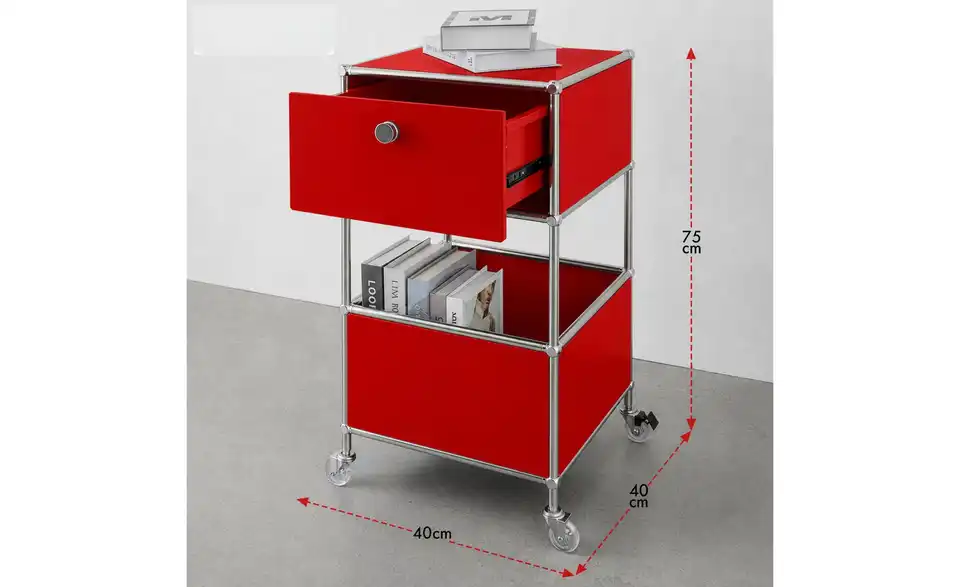 Floordirekt Metallregal, Bemaßung