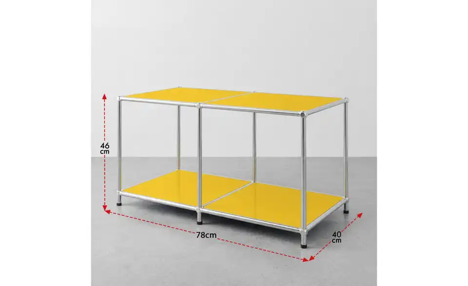 Floordirekt Metallregal, Bemaßung