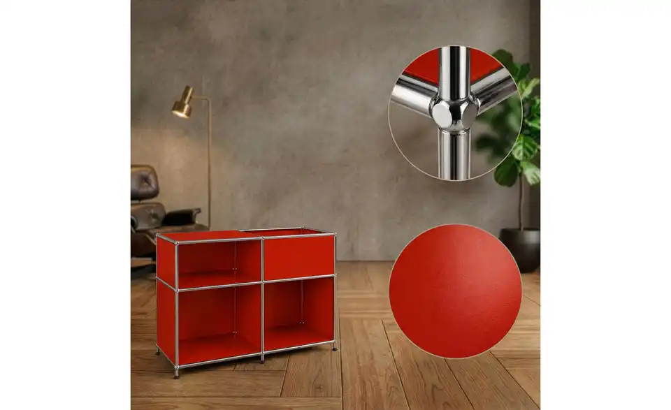 Floordirekt Metallregal, Detailansicht