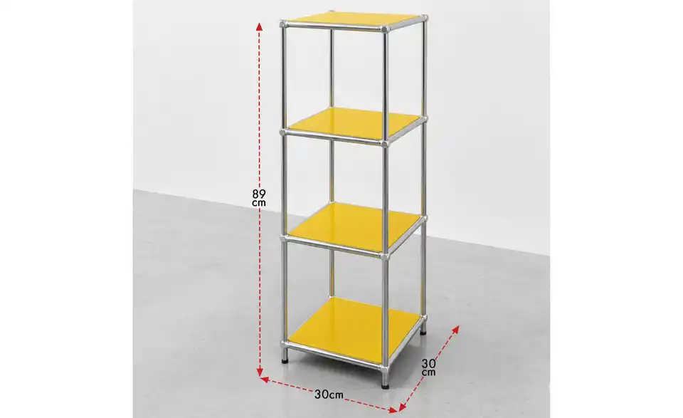 Floordirekt Metallregal, Bemaßung