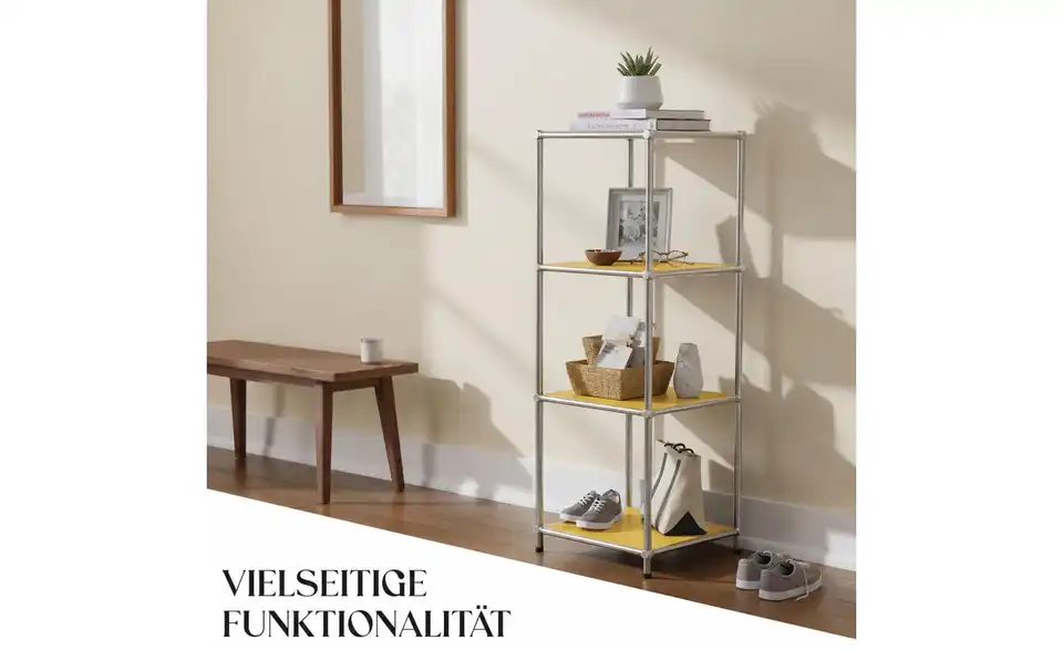 Floordirekt Metallregal, Bild mit Text