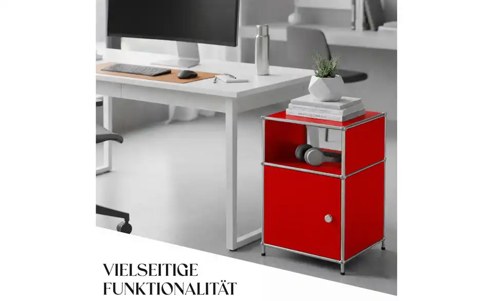 Floordirekt Metallregal, Bild mit Text