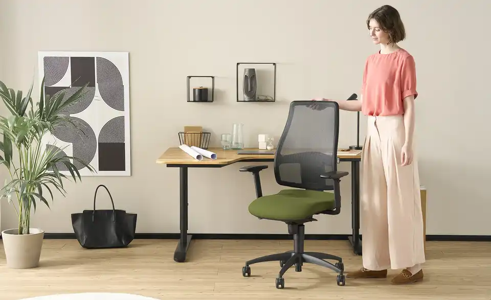 home worx Bürodrehstuhl, in Wohnsituation