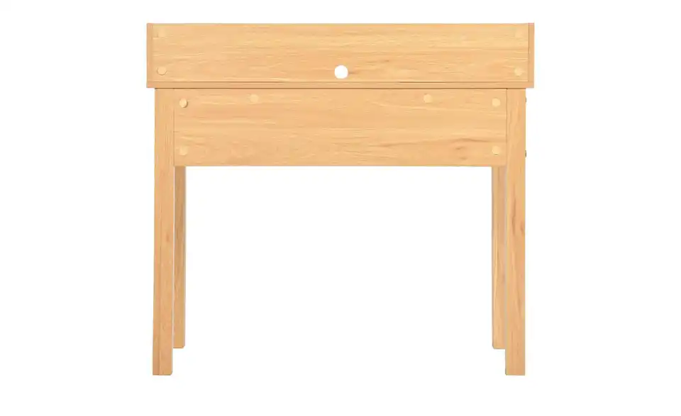 Schreibtisch, Rückansicht