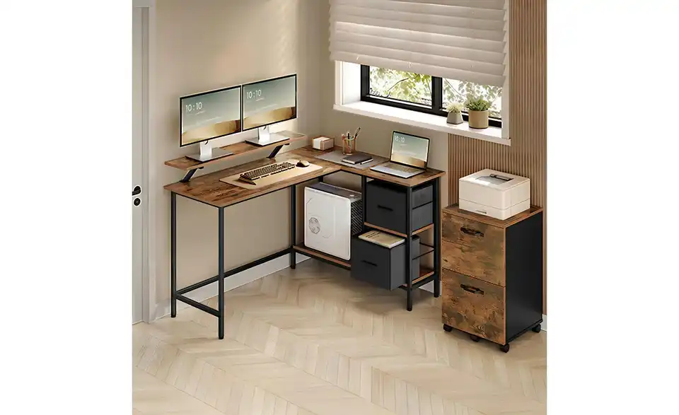 Computertisch, in Wohnsituation