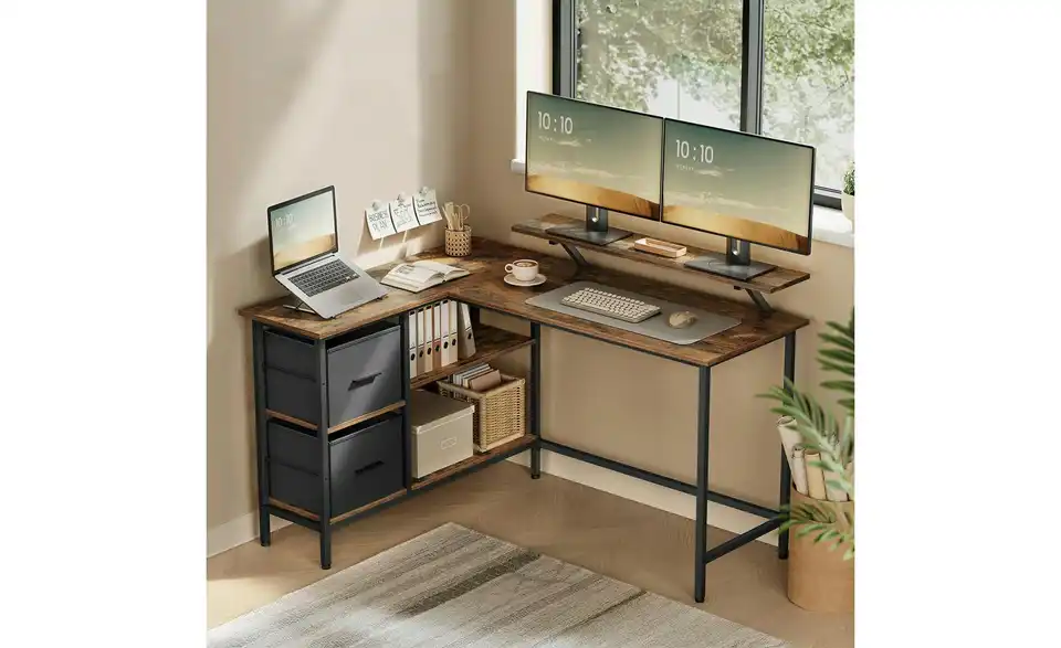 Computertisch, in Wohnsituation