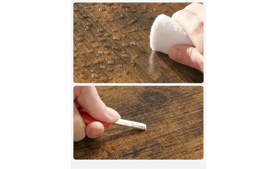 Computertisch, Detailansicht