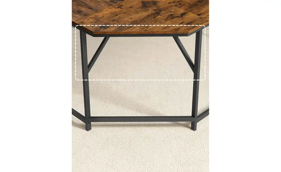 Computertisch, Detailansicht