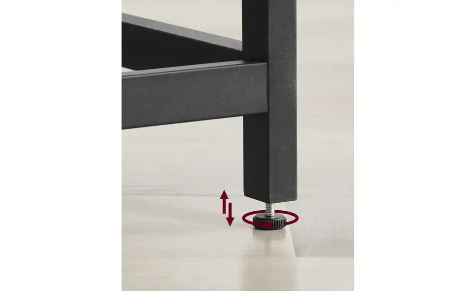 Computertisch, Detailansicht