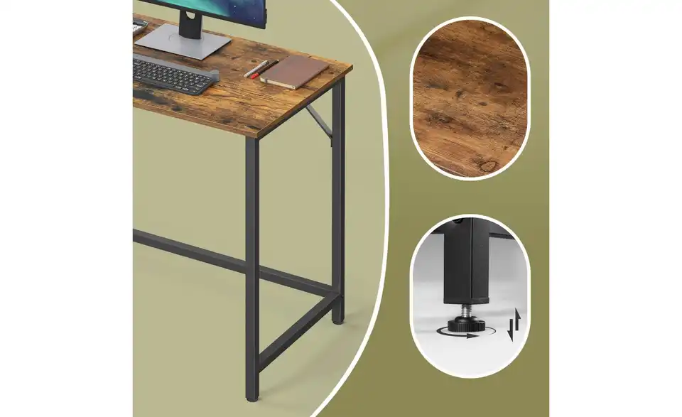 Computertisch, Detailansicht