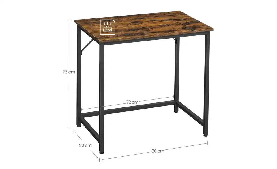 Schreibtisch, Bemaßung