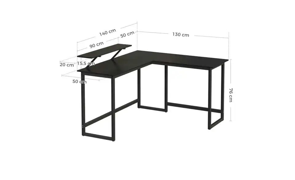 Schreibtisch, Bemaßung